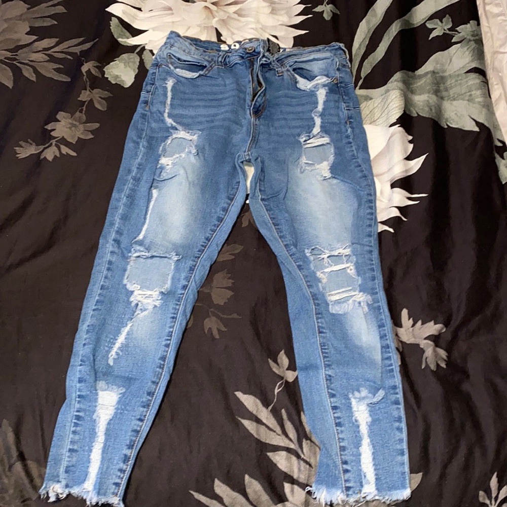S.O.N.G brand high rise skinny ankle length jegging size 13 juniors